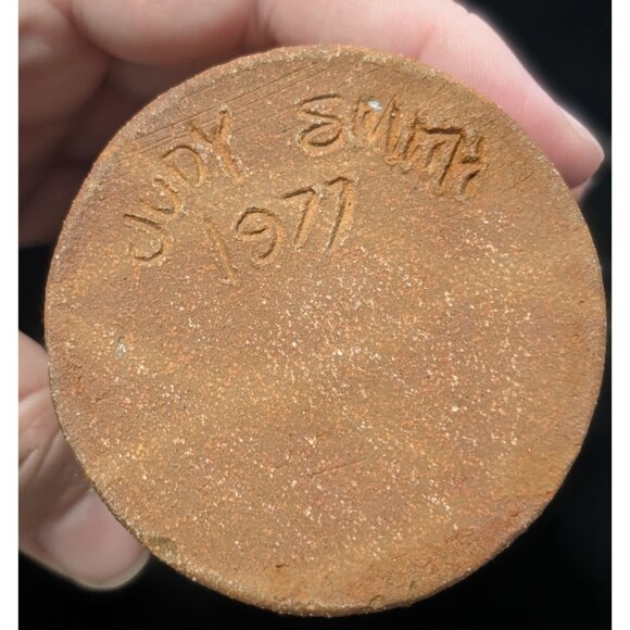 Vintage Ceramic Jug by Judy Smith 1977 Rustic Country Pot Whisky - Picture 3 of 16